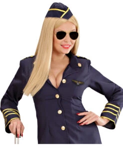 Piloten Kostümzubehör Set 4-tlg. -Spooky Fun Günstiges Geschäft piloten kostuemzubehoer set aviator costume set berufsuniform kostuem 29376 3