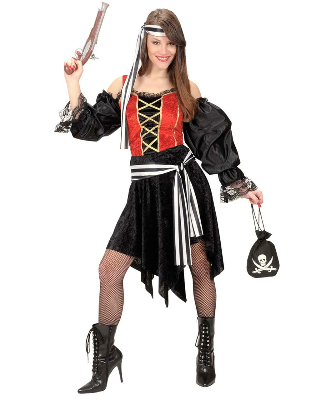 Piraten Säckchen Mit Totenkopf 3 Piraten Säckchen Mit Totenkopf – Bild 3