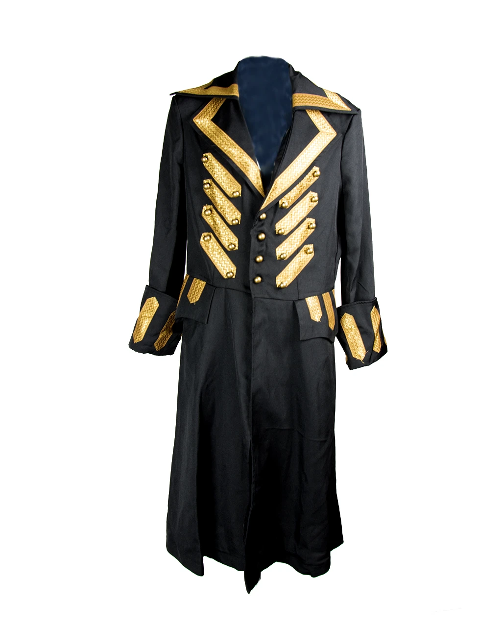 Piratenjacke Deluxe Schwarz 1 Piratenjacke Deluxe Schwarz