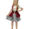 Piratin Kinderkostüm-Kleid