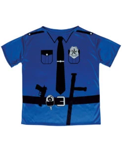 US Polizist T-Shirt -Spooky Fun Günstiges Geschäft preiswertes us police officer t shirt polizeiuniform kostuem polizist kostuem 29397 4