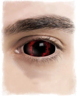 Sclera Kontaktlinsen Red Demon -Spooky Fun Günstiges Geschäft red demon sclera kontaktlinsen larp und cosplay kontaktlinsen sclera motiv linsen 24397 2