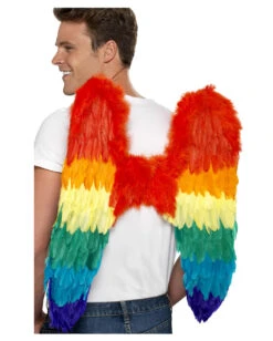 Regenbogen Flügel -Spooky Fun Günstiges Geschäft regenbogenfluegel rainbow wings gay pride partyzuebehoer bild3 28232