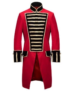 Rote Military Jacke Mit Goldborte -Spooky Fun Günstiges Geschäft rote military jacke mit goldborte red military jacket with gold trim dompteurs jacke 54461 05