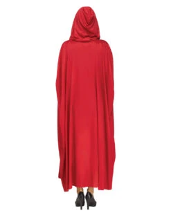 Roter Kapuzen Umhang Unisex -Spooky Fun Günstiges Geschäft roter kapuzen umhang roter umhang mit kapuze red hooded cape 39578 03