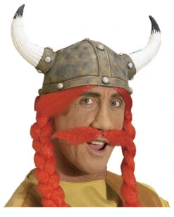 Roter Schnauzbart -Spooky Fun Günstiges Geschäft roter schnauzbart comic bart gallier bart faschings bart 22960 3