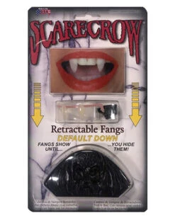 Scarecrow Einziehbare Vampir Zähne DOWN