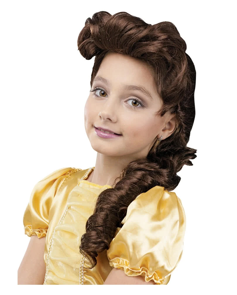 Märchenprinzessin Kinderperücke Braun 1 Märchenprinzessin Kinderperücke Braun