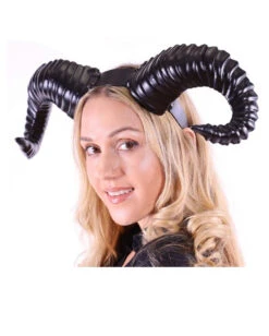 Schwarze Aries Cosplay Hörner 4 Schwarze Aries Cosplay Hörner -Spooky Fun Günstiges Geschäft schwarze aries cosplay hoerner black aries cosplay horns kostuemzubehoer 50484 02