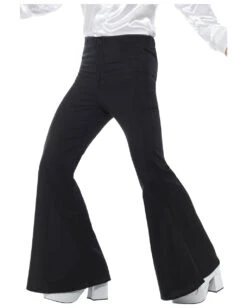 Herren Schlaghose Schwarz