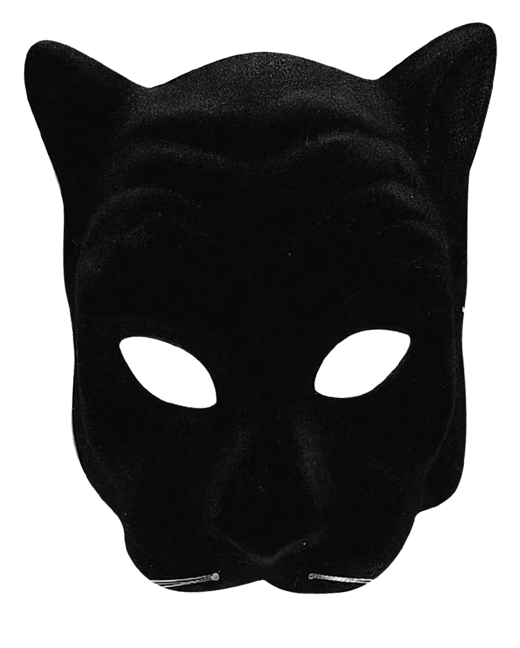 Schwarzer Panther Gesichtsmaske 1 Schwarzer Panther Gesichtsmaske