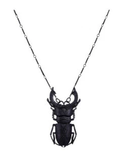 Schwarzer Lucanus Cervus Käfer Gothic Halskette 5 Schwarzer Lucanus Cervus Käfer Gothic Halskette -Spooky Fun Günstiges Geschäft schwarzer lucanus cervus kaefer gothic haskette black lucanus cervus beetle gothic necklace 53774 03