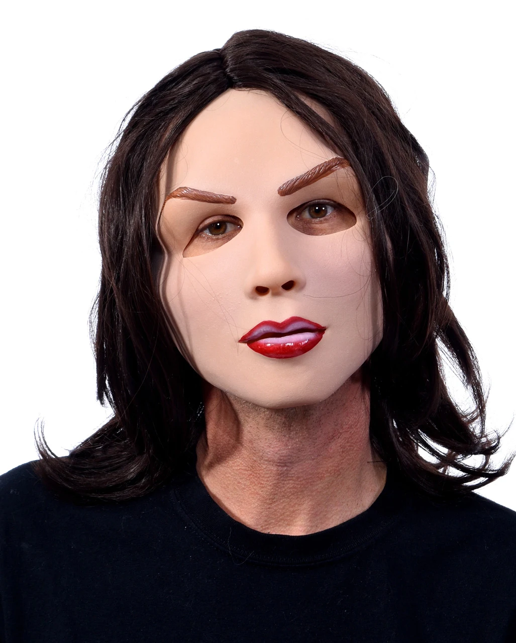 Sexy Brünette Maske 1 Sexy Brünette Maske