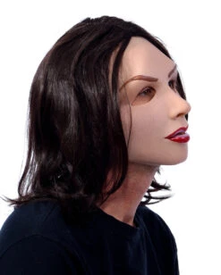 Sexy Brünette Maske 6 Sexy Brünette Maske -Spooky Fun Günstiges Geschäft sexy frauenmaske cross dresser maske travestie show maske lady mask with wig 21270 03