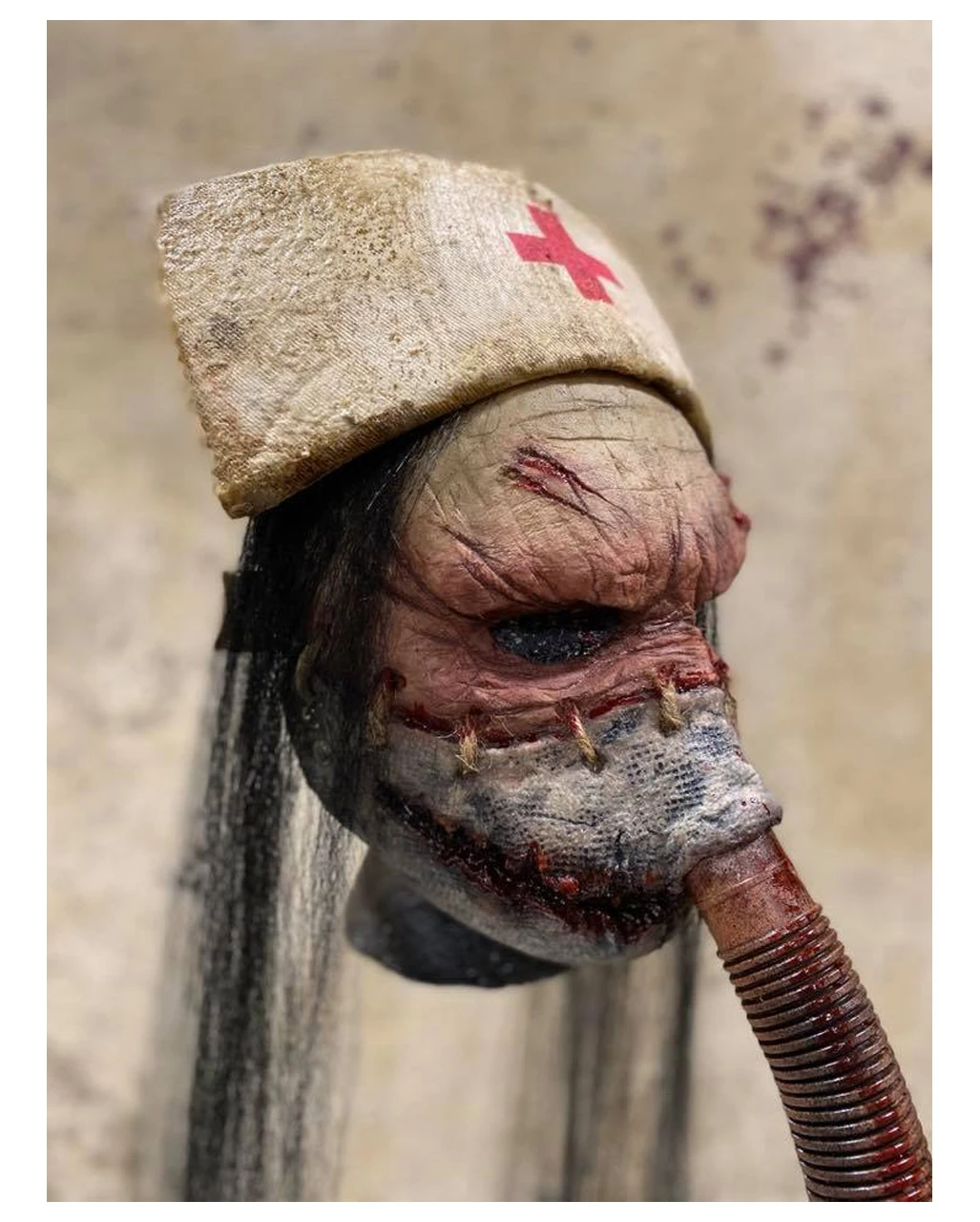 Silent Nurse Horror Maske 4 Silent Nurse Horror Maske – Bild 4