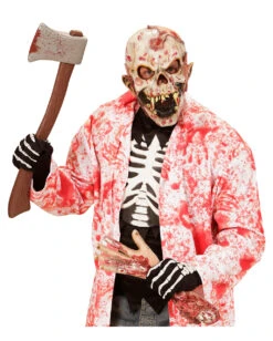 Skelett Handschuhe 5 Skelett Handschuhe -Spooky Fun Günstiges Geschäft skelett handschuhe halloween kostuemzubehoer 10088 02