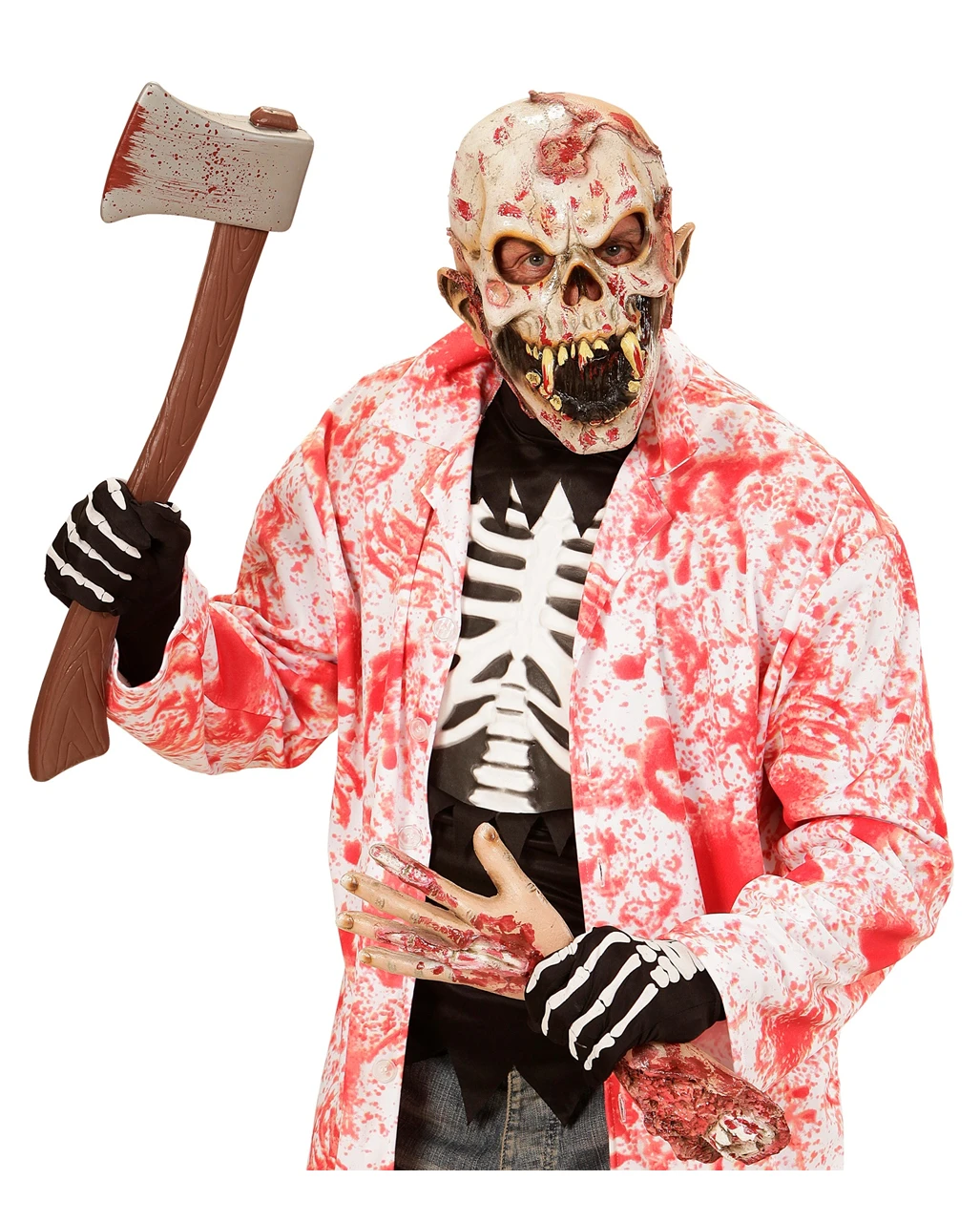 Skelett Handschuhe 2 Skelett Handschuhe – Bild 2