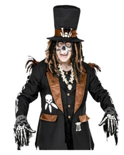 Skelett Handschuhe 6 Skelett Handschuhe -Spooky Fun Günstiges Geschäft skelett handschuhe halloween kostuemzubehoer 10088 03