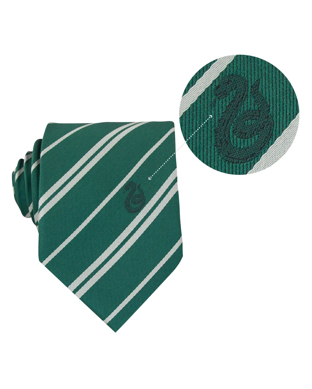 Harry Potter Slytherin Krawatte Mit Pin 3 Harry Potter Slytherin Krawatte Mit Pin – Bild 3