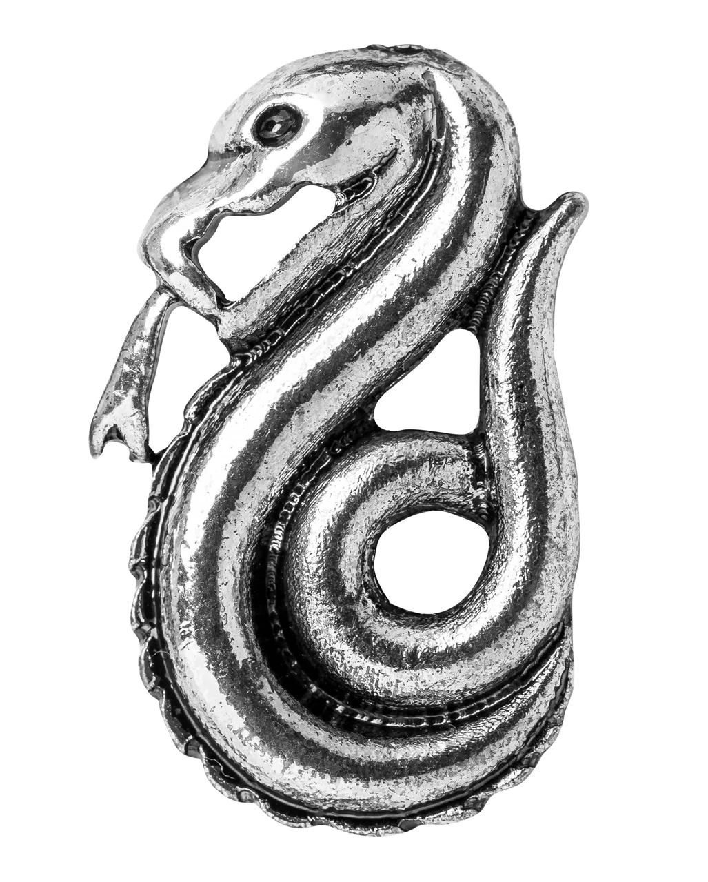 Harry Potter Slytherin Krawatte Mit Pin 4 Harry Potter Slytherin Krawatte Mit Pin – Bild 4