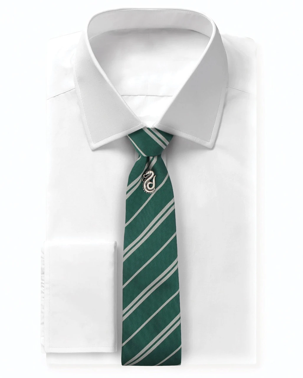 Harry Potter Slytherin Krawatte Mit Pin 5 Harry Potter Slytherin Krawatte Mit Pin – Bild 5
