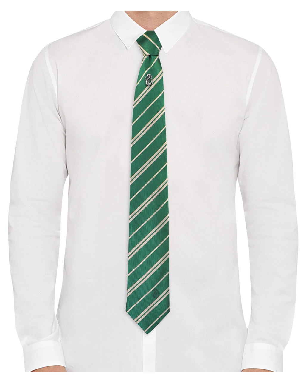 Harry Potter Slytherin Krawatte Mit Pin 6 Harry Potter Slytherin Krawatte Mit Pin – Bild 6