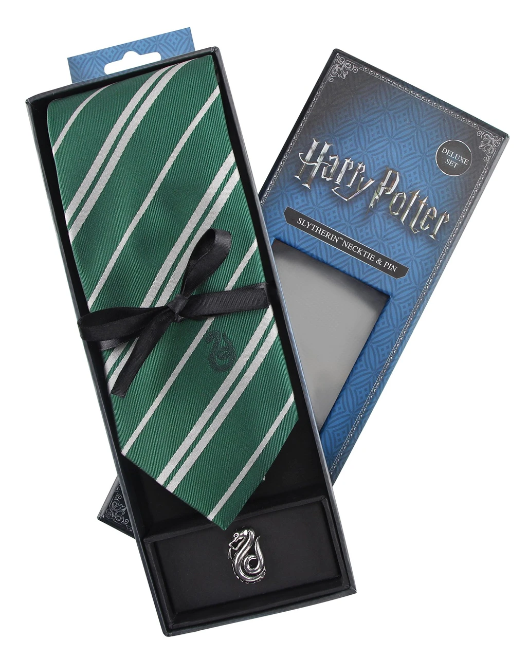 Harry Potter Slytherin Krawatte Mit Pin 1 Harry Potter Slytherin Krawatte Mit Pin