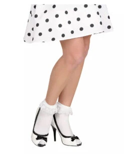 Spitzensöckchen Weiß -Spooky Fun Günstiges Geschäft spitzensoeckchen weiss rueschensoeckchen 27028 03