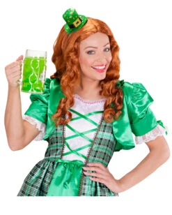 St. Patricks Day Haarreif Mit Mini-Hut -Spooky Fun Günstiges Geschäft st patricks day haarreif mit mini hut gluecksbringer haarschmuck irischer feiertag kopfschmuck 29863 05