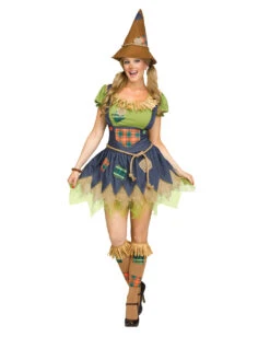 Süßes Vogelscheuchen Mädchen Erwachsenen Kostüm