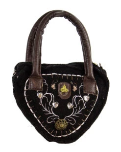 Tiroler Damentasche Deluxe Schwarz