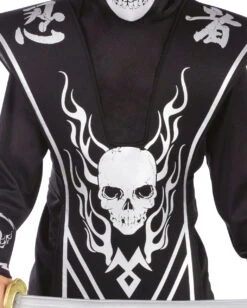 Totenkopf Ninja Kinderkostüm -Spooky Fun Günstiges Geschäft totenkopf ninja ninja kostuem ninja kinderkostuem ninja anzug ninja krieger kostuem skull ninja 19858 03