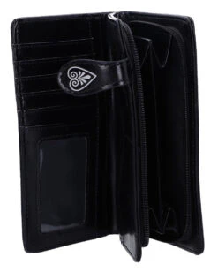 Totenschädel Tarot Geldbeutel 18,5cm -Spooky Fun Günstiges Geschäft totenschaedel tarot geldboerse totenkopf tarot geldbeutel skull tarot wallet gothic accessoire 51014 05