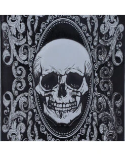 Totenschädel Tarot Geldbeutel 18,5cm -Spooky Fun Günstiges Geschäft totenschaedel tarot geldboerse totenkopf tarot geldbeutel skull tarot wallet gothic accessoire 51014 06