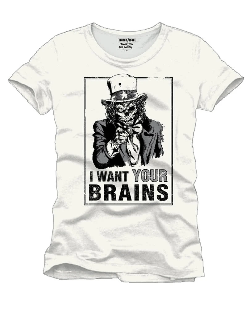 Uncle Sam I Want Your Brains T-Shirt
