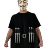 V For Vendetta T-Shirt Mit Cape & Maske