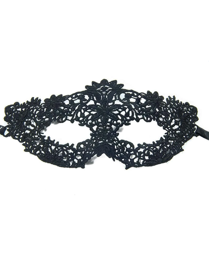 Venezianische Stoffmaske Blume 1 Venezianische Stoffmaske Blume