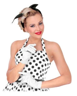 Weiße Kostüm Handschuhe Unisex -Spooky Fun Günstiges Geschäft weiise handschuhe weisse kostuemhandschuhe white gloves 12758 05