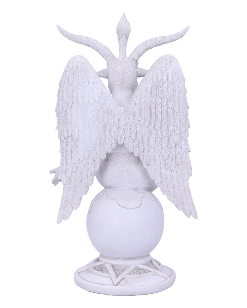 Weiße Lord Baphomet Figur 25cm 3 Weiße Lord Baphomet Figur 25cm – Bild 3