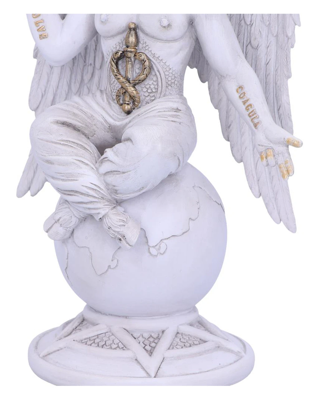 Weiße Lord Baphomet Figur 25cm 6 Weiße Lord Baphomet Figur 25cm – Bild 6
