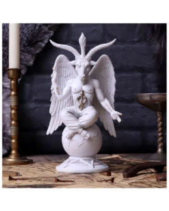 Weiße Lord Baphomet Figur 25cm 13 Weiße Lord Baphomet Figur 25cm -Spooky Fun Günstiges Geschäft weisse lord baphomet figur white lor baphomet figurine gothic deko gothic wohnaccessoire 50948 07