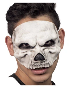 White Skull Augenmaske